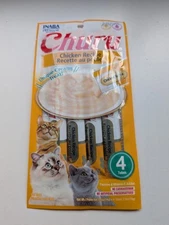 INABA Churu Chicken Recipe Lickable Purée Natural Cat Treats 4Tubes