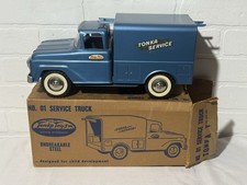 Vintage 1960 Tonka Service Truck No. 01 Blue Ladder All Original with Box Clean 