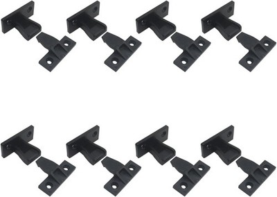 8 Pcs Fast Installation Push-On Clips Plastic Quick Fitting Furniture Panel Join