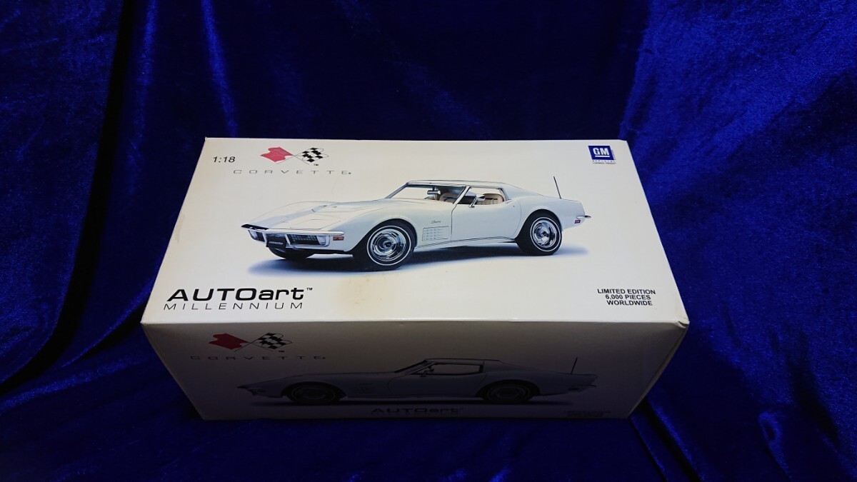 AUTOart Chevrolet Corvette C3 Coupe 1970 Classis White 71171
