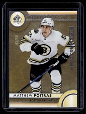 2023-24 Upper Deck Sp Authentic Future Watch Spectrum FX Gold Matthew Poitras