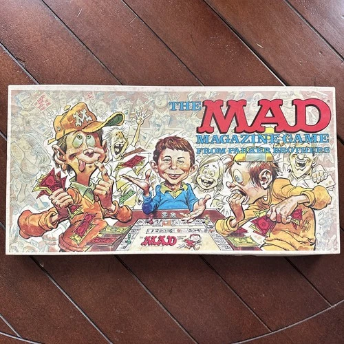 Vintage 1979 The MAD Magazine Board Game From Parker Brothers ( Corner Damages )
