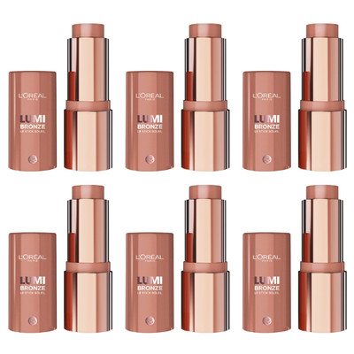 6 x 9g L'ORÉAL PARIS Lumi Bronze Sunkissed Rose - 100