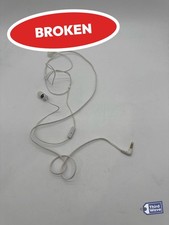 BROKEN Sony MDR-EX15AP In-Ear Wired Earbud Headphones with Mic White