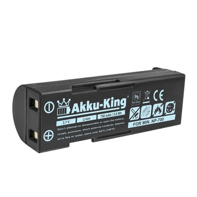 Akku-King Akku ersetzt Samsung SLB-0637 für Samsung Digimax L77 - Li-Ion 750mAh 