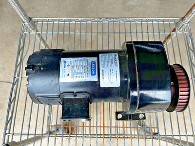 Leeson DC Gearmotor 109198.00 1/4HP, 90V,  Minarik 86.5/1 Gearbox 507-01-214