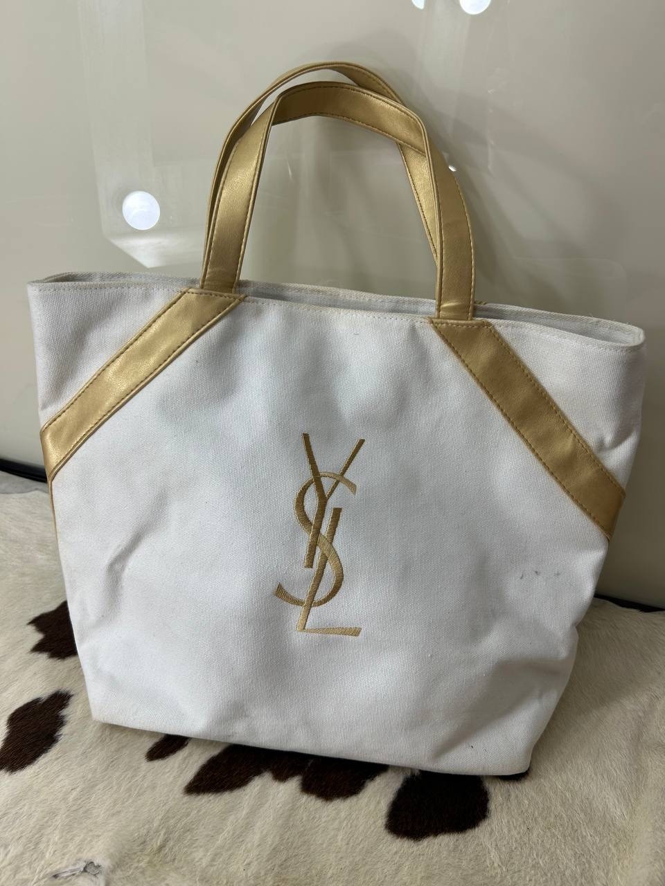 Borsa profumi logo Yves Saint Laurent YSL vintage