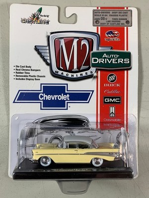 READ! Castline M2 Machines Auto Drivers 1957 Chevrolet Bel Air R32 w/ Pkg Wear