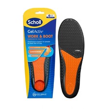 Scholl GelActiv Work & Boot Insoles for Women - UK Size 3.5-7.5 - All Day