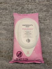 Simply Sensitive Daily Gentle Refreshing Feminine Wipes, 32 C