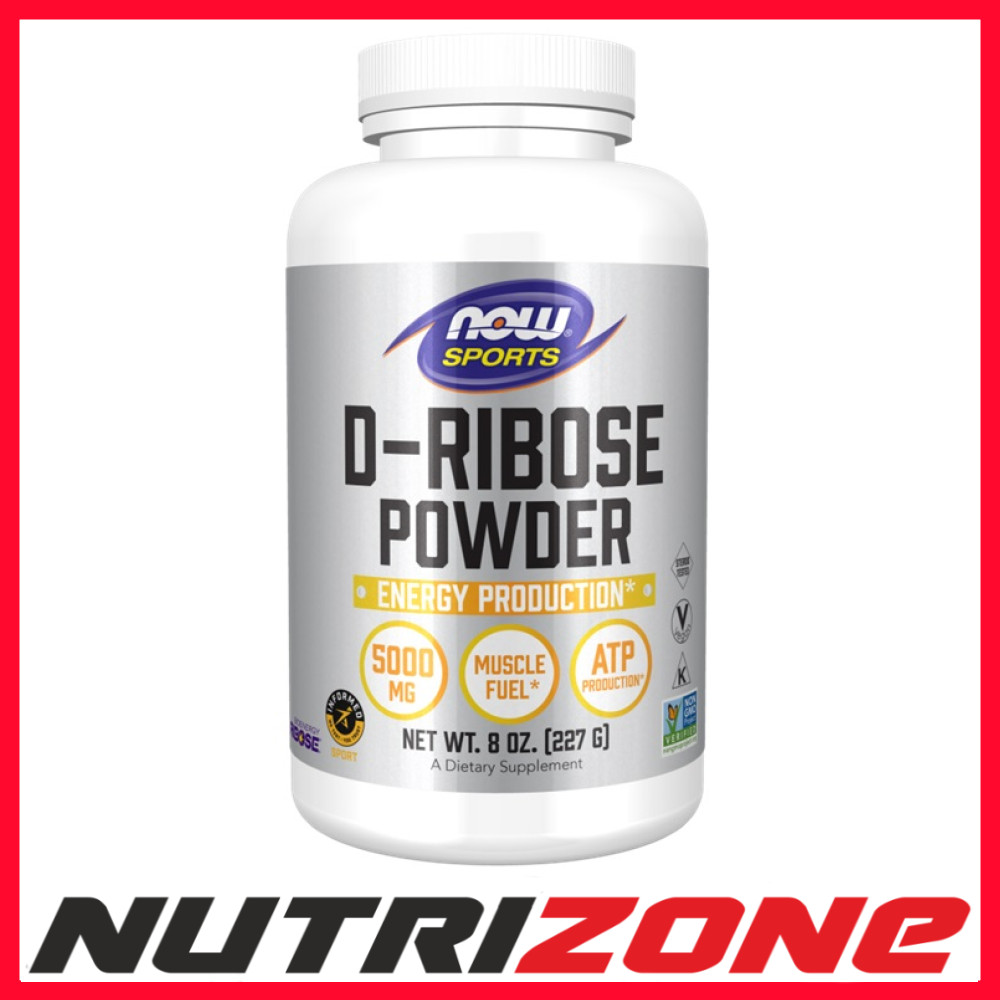 Now Foods D-Ribose, Powder - 227 grams