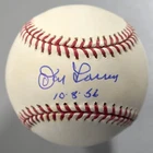 Don Larsen Signed Official Major League Baseball Autograph 10-8-56 Inscription
