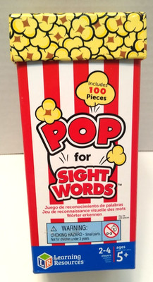 Learning Resources Pop for Sight Words Game. Word Recognition. Complete Set