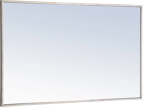 Elegant Lighting MR407Y-24 Vatinius 24" W x 40" H Rectangular - Silver - Picture 11 of 12