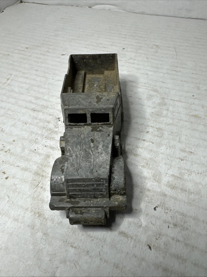 Midgetoy Vintage Metal Military Vehicle Half Track Tank Metal Detector Find - Image 3 of 4