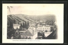 Old postcard Chatel-Censoir, La Mairie et le Van Remy