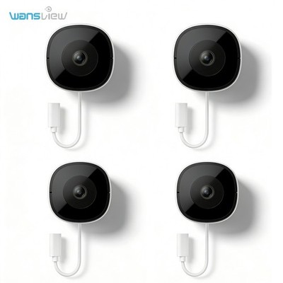 4PCS Wansview Fensterkamera - ersetzt Außenkameras 2,4/5GHz WLAN 2K Auflösung