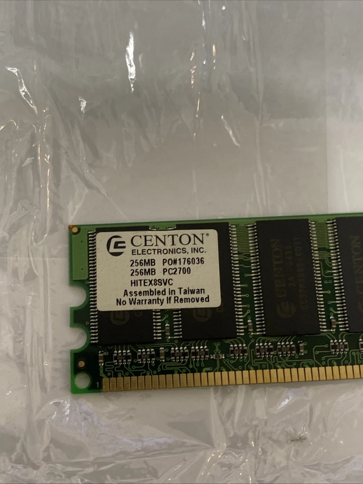 Centon PC-2700 256 MB SO-DIMM 333 MHz DDR Memory (256MBLT2700) - Image 2 of 3