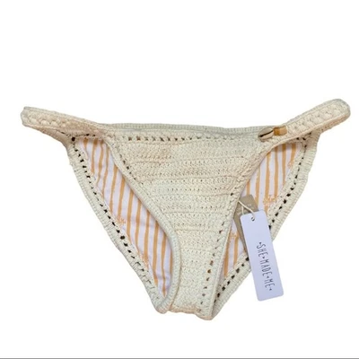 She Made Me Crochet Bikini Bottom women's Size M/L New With Tags - Image 1 of 4