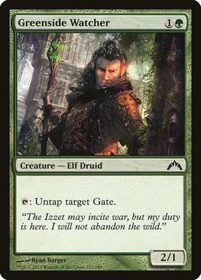 Magic MTG TCG Gatecrash 2013 Greenside Watcher 122/249