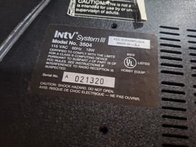 Mattel Intellivision INTV III Super Pro System Console TESTED WORKING READ ALL