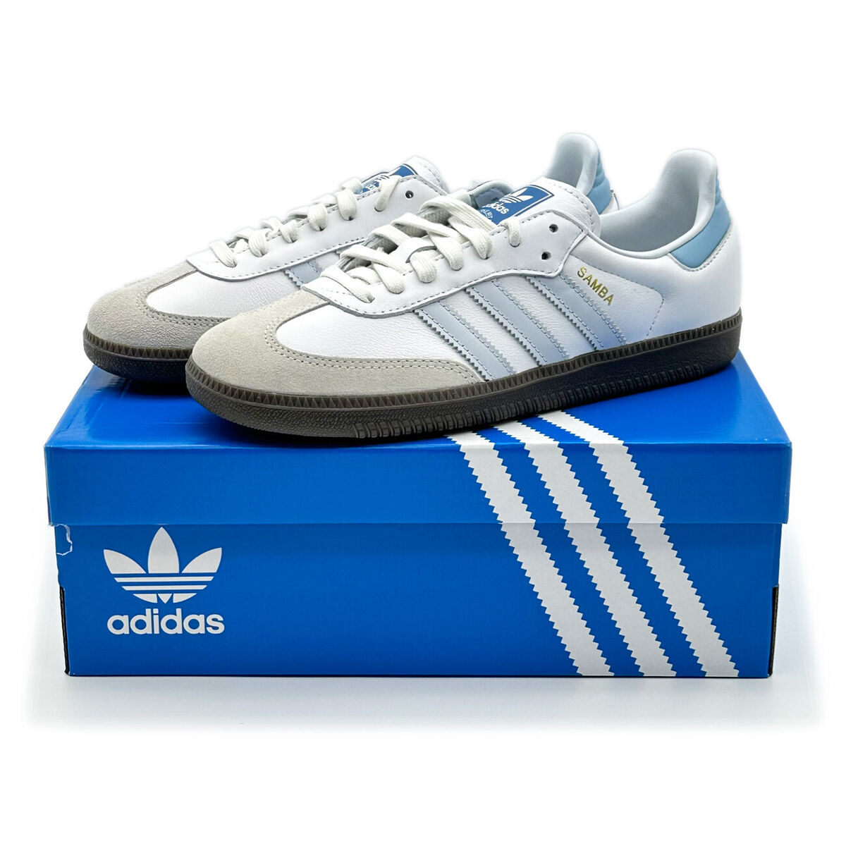 ID2055 adidas Originals Samba OG Halo Blue (Men's)