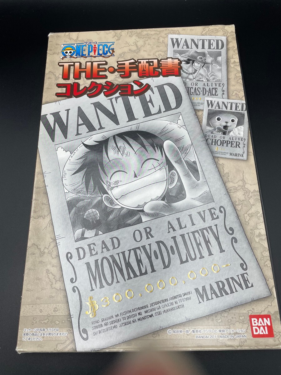 One Piece Fabric Wanted Poster Collection Log Book Bandai | eBay