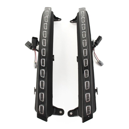 2X LED luz de marcha diurna intermitente luz intermitente luz secundaria DRL para Audi Q7 2007-2009 - Imagen 9 de 13