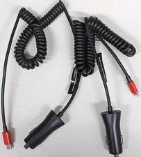 Lot of 2 Verizon 30W USB-C & For iPhone Vehicle Charger - Open Box