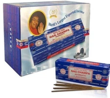 Satya Sai Baba Nag Champa Incense Sticks Agarbatti 180 Grams Box 1KG