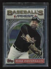 1993 Topps Finest Baseball Mike Devereaux #74 PSA 9