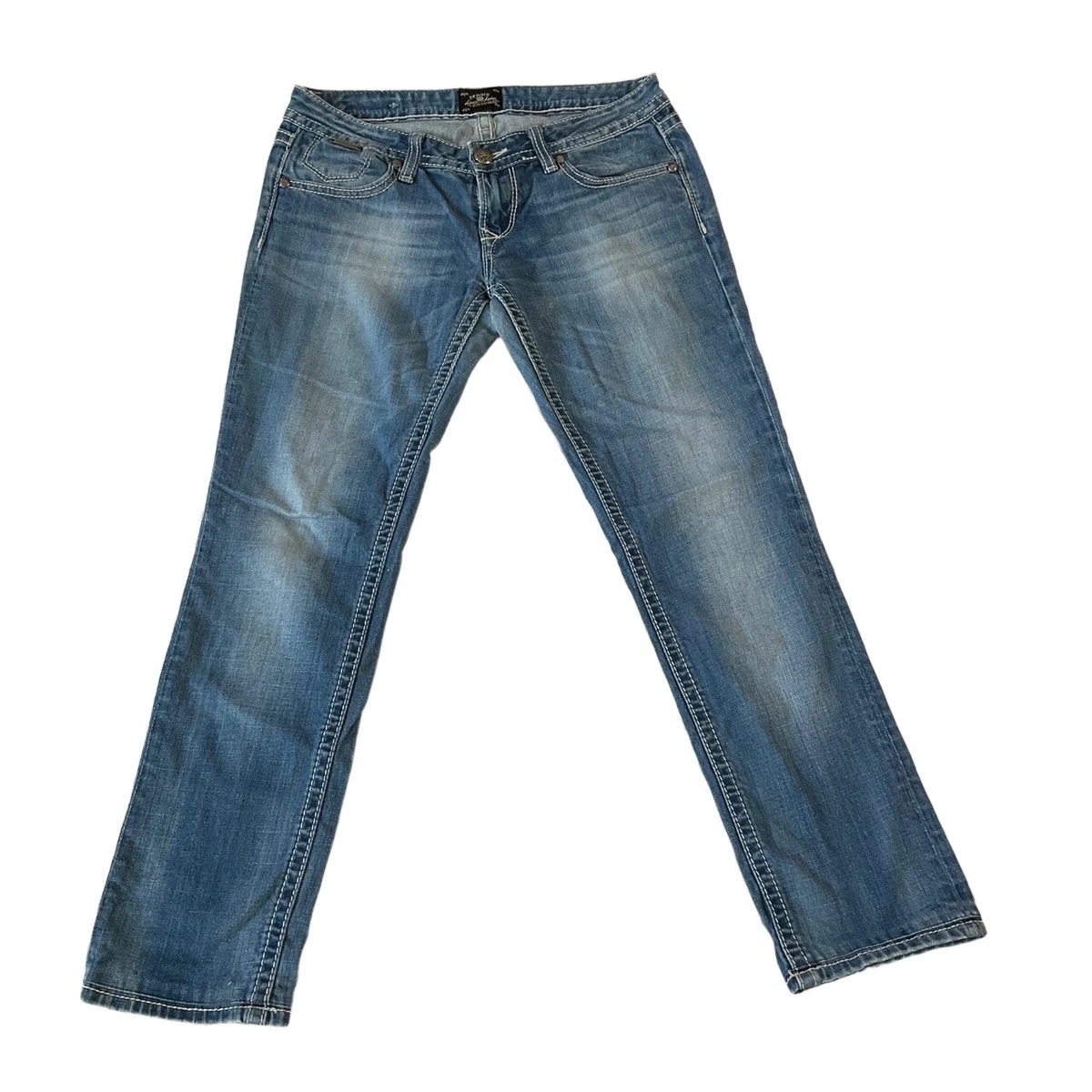 Jean Skinny Délavé Rerock For Express Taille 32 - Effet Vieilli, Léger, Point Rose - Tendance Décontractée !