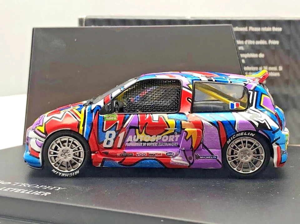 2000 Renault Clio Sport V6 Trophäe 24v 1/43 Druckguss Modellauto - Bild 3 von 4