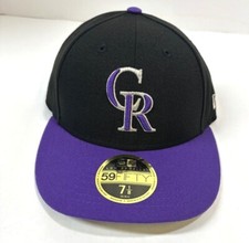 Colorado Rockies MLB NE On-Field Low Profile 2017 ALT Hat~Black