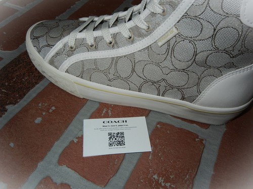 COACH CITYSOLE Jacquard STONE SOLD OUT HEAT {C9059} Size 8 LAST ONE Perfection - Picture 7 of 24