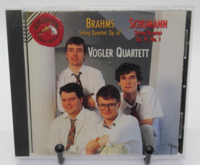 VOGLER QUARTETT - BRAHMS / SCHUMANN: STRING QUARTET OP. 67 & 41 MUSIC CD, RCA