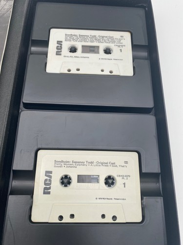 Sweeney Todd The Demon Barber of Fleet Street 1979 Cast Recording Cassettes - Picture 3 of 8