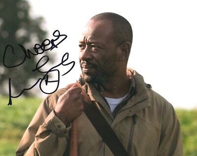 LENNIE JAMES SIGNIERT DAS WALKING DEAD FOTO (6)
