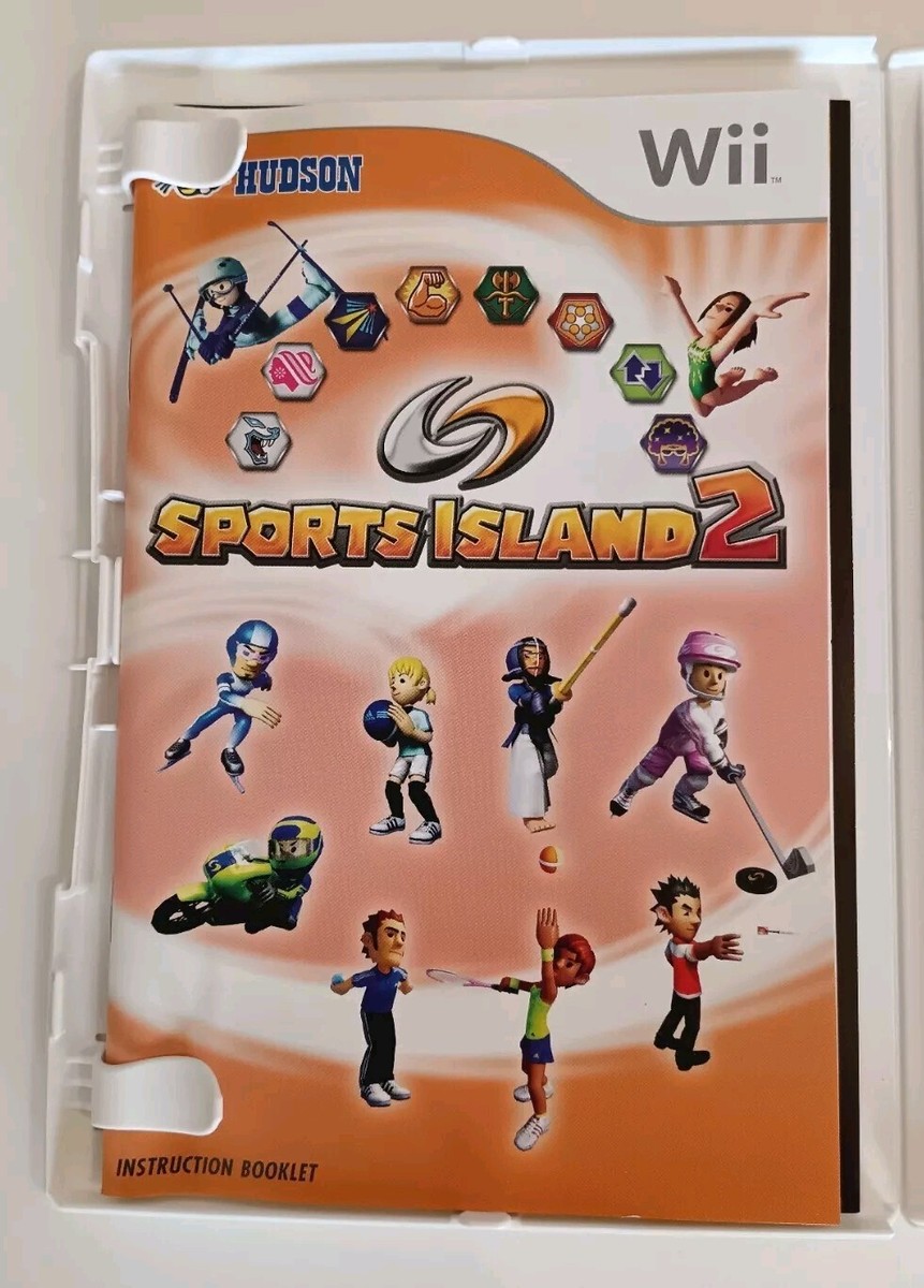 SPORTS ISLAND 2 Nintendo Wii PAL Game Hudson Soft VGC Complete