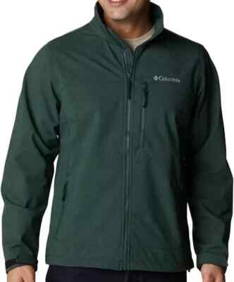 Columbia Men's Cruiser Valley Full-Zip Softshell Jacket Spruce SZ