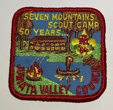 Camp Seven Mountains Pennsylvania Juniata Valley 1984 Boy Scout BW4