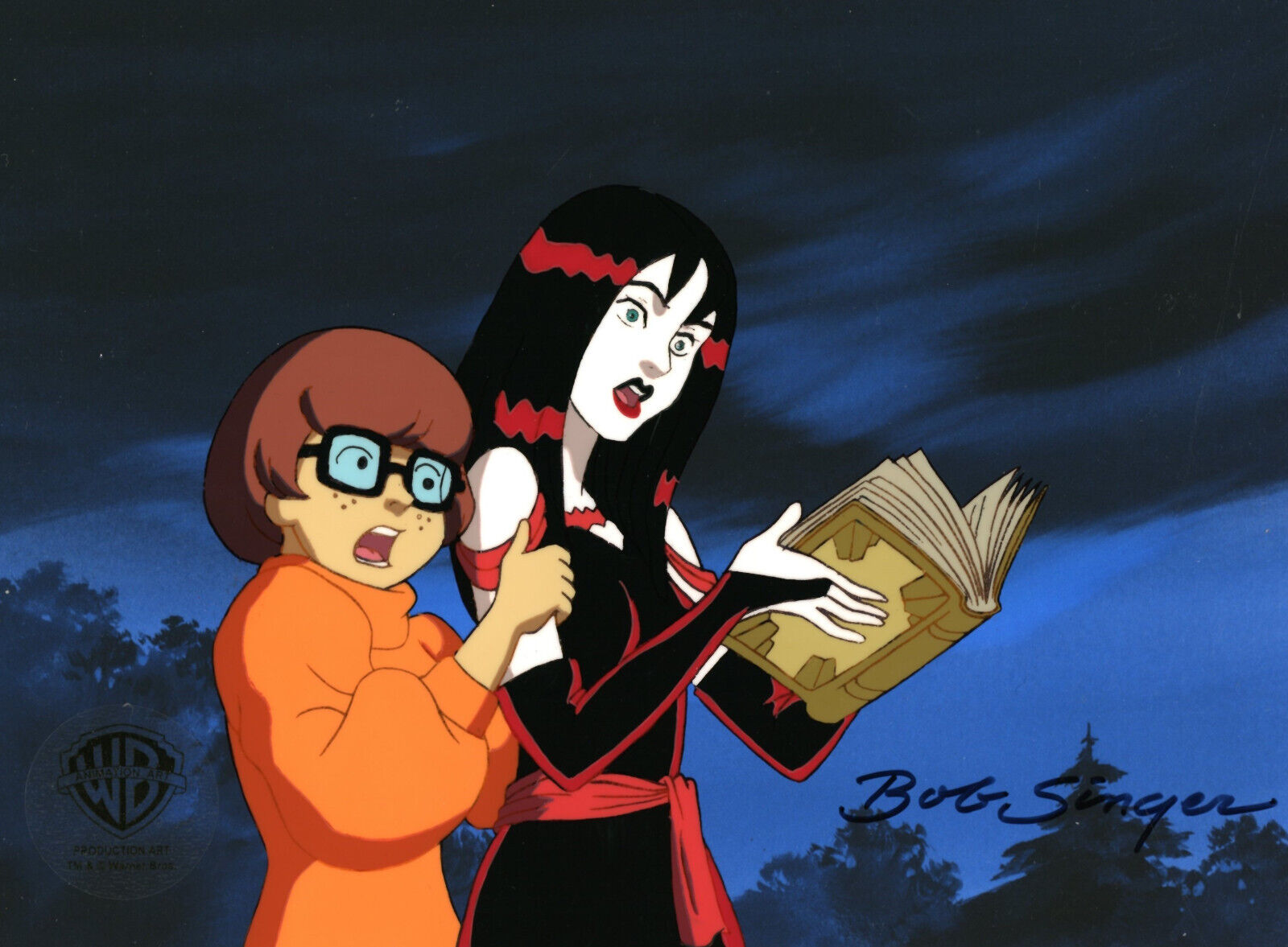 Scooby-Doo and the Witch's Ghost Original Production Cel with Matching  Drawing: Velma