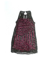 Girl Curtain Call J5246 higher love black sequin Jazz Dance Dress Costume Sz CSM