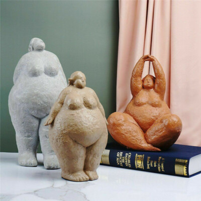 Fat Lady Ornaments Large Figurine Woman Figure Sculptures Home