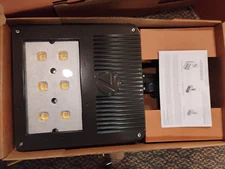 Lithonia Lighting Series DSXF3 LED Floodlight Dark Bronze 3000K Integral Slipfit