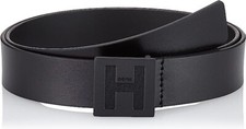 Hugo Women's Leather Belt Karlie 3cm, 50480611, Black, Large L /95