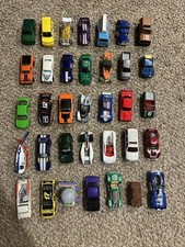 Lot Of 35 Matchbox Disney Pixar Hot Wheels Cars Plastic Diecast