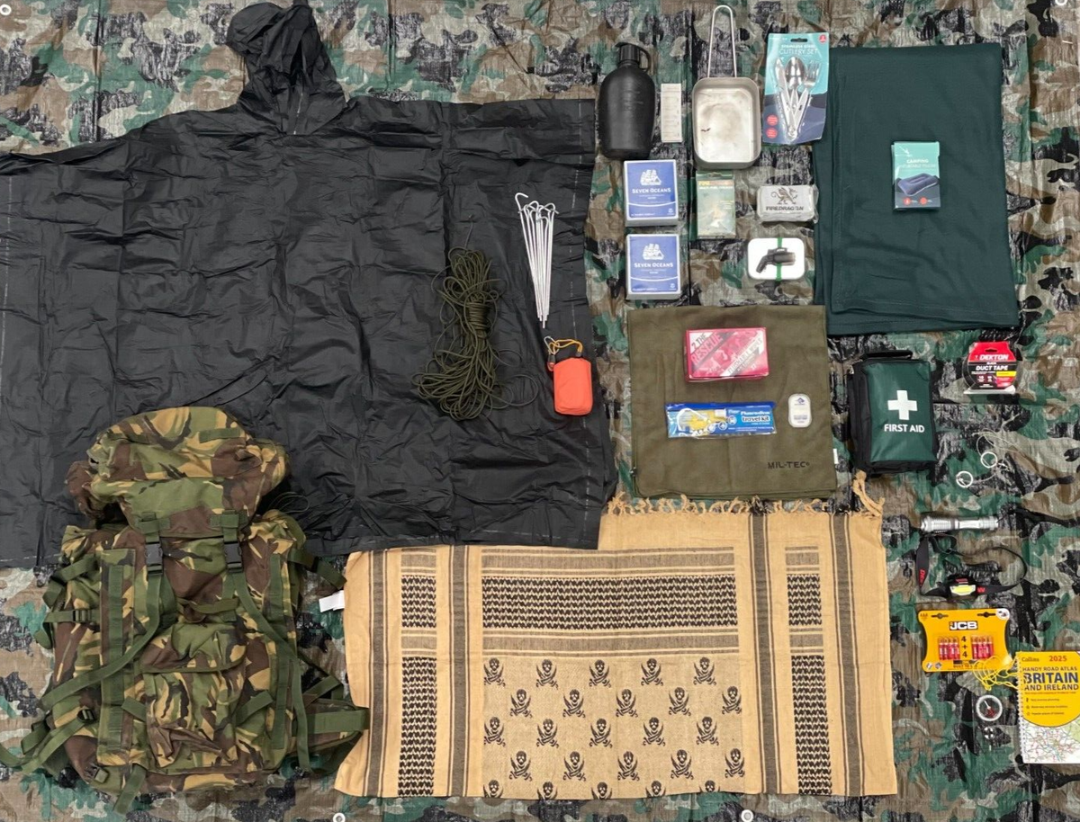 72 Hour Survival Kit/Bug out Bag/Go Bag UK