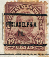 USA - 1923 Grover Cleveland, 1837-1908 - 12 Cents