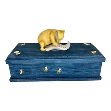 Classic Pooh From Border Fine Arts Winnie The Pooh Blue Pencil Box A0051